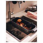 IKEA LILLHAVET Durszlak cedzak antracytowy 48 cm - obrazek 2