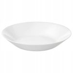 TALERZ OFTAST BIAŁY GŁĘBOKI HARTOWANE SZKŁO 20CM
