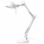 IKEA FORSA LAMPKA BIURKOWA LAMPA NA BIURKO BIAŁA