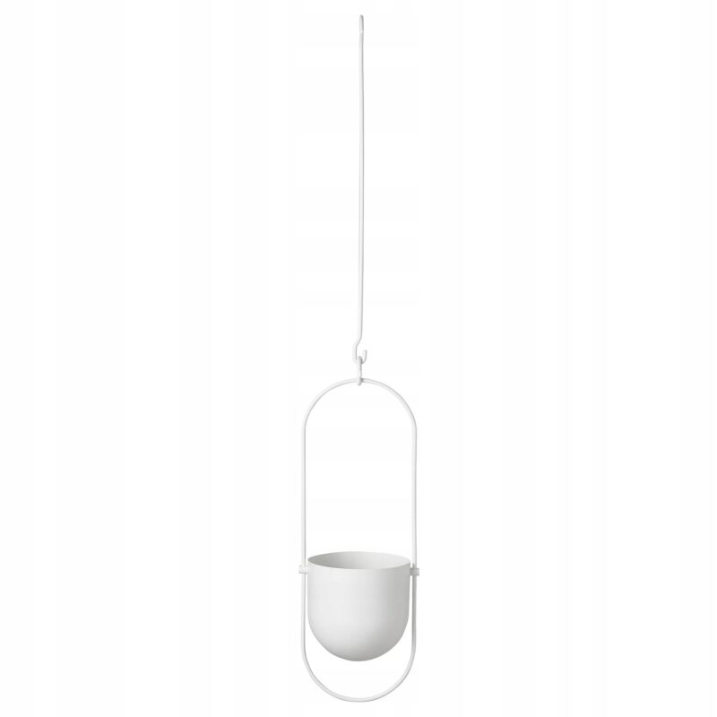 IKEA CHILISTRAN WISZĄCA DONICZKA DO WEWNĄTRZ/NA ZEWNĄTRZ BIAŁY ROZMIAR 12CM