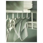 IKEA PALYCKE WIESZAK NA ZATRZASK BIAŁY 12 CM - obrazek 2