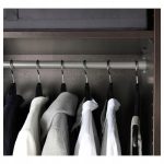 IKEA KOMPLEMENT DRĄŻEK NA UBRANIA SZARY 50 cm - obrazek 2
