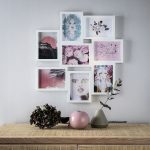 IKEA VAXBO RAMA NA 8 ZDJĘĆ BIAŁA 55x58 cm - obrazek 3