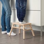 IKEA VILTO STOŁEK TABORET ZE SCHODKIEM BRZOZA 25CM - obrazek 2