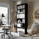 REGAŁ IKEA BILLY 80 CM X 202 CM X 28 CM KOLOR CZARNY DĄB - obrazek 4