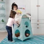 IKEA TIGERFINK PÓŁKI Z PRZEGRODAMI TURKUSOWE - obrazek 5