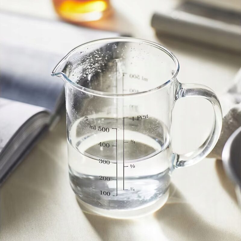 DZBANEK Z MIARKĄ IKEA SZKLANY ŻAROODPORNY 0,5 L - obrazek 6