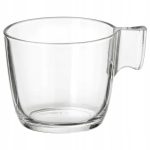 KUBEK SZKLANY BEZBARWNY 230 ML STELNA IKEA