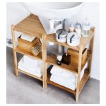 IKEA RAGRUND REGAŁ NAROŻNY POD UMYWALKĘ 34X60CM - obrazek 3