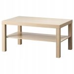IKEA LACK STOLIK KAWOWY DĄB BEJCOWANY NA BIAŁO
