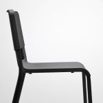 IKEA TEODORES KRZESŁO DO JADALNI / KUCHNI CZARNE - obrazek 4