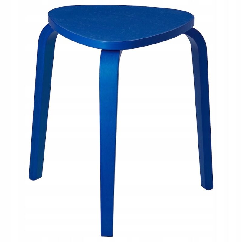 IKEA KYRRE STOŁEK TABORET NIEBIESKI