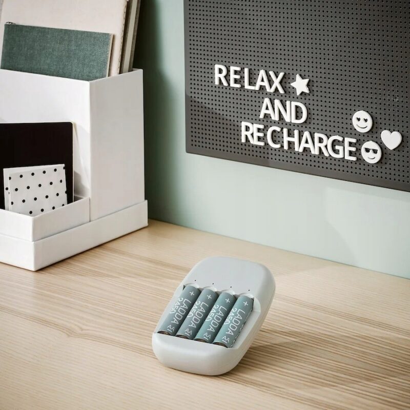 IKEA LADDA BATERIE DO ŁADOWANIA AA 1.2V 2450mAh - obrazek 3
