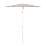 PARASOL Z NACHYLENIEM SZARY / BEŻ / BIAŁY 180x145