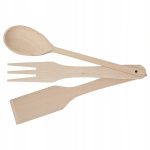 PRZYBORY KUCHENNE IKEA FILBUNKE DREWNIANE 3 SZT. - obrazek 2