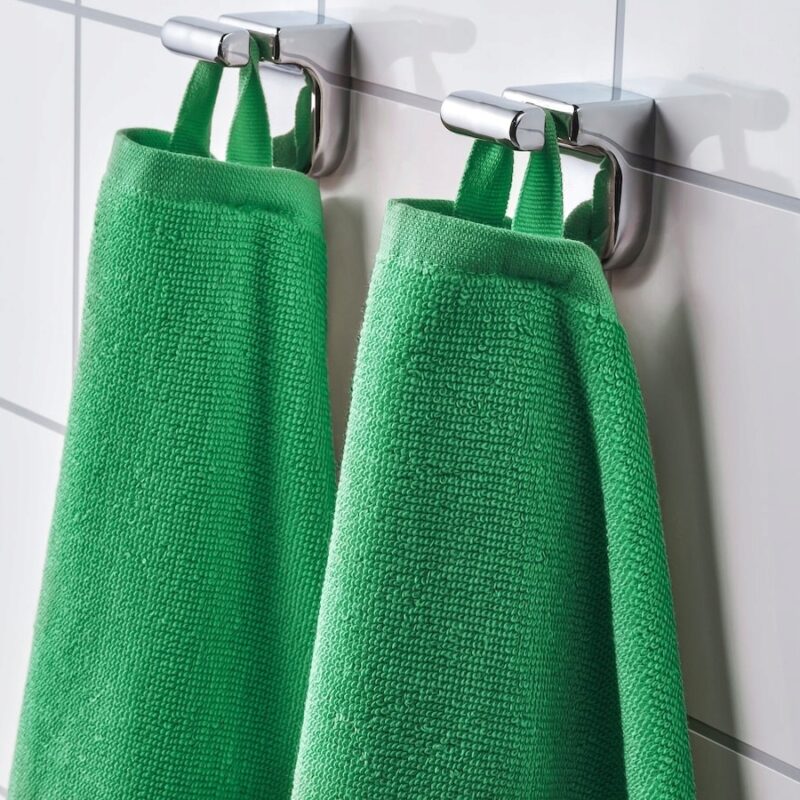 RĘCZNIK KĄPIELOWY IKEA 50X100CM BAWEŁNA ZIELONY - obrazek 3