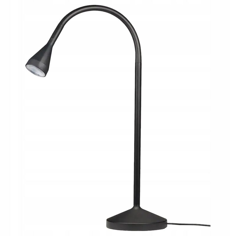 IKEA NAVLINGE LAMPKA, LAMPA BIURKOWA LED CZARNY