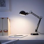 IKEA FORSA LAMPKA BIURKOWA LAMPA NA BIURKO CZARNA - obrazek 5