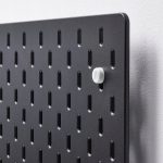 IKEA SKADIS TABLICA PERFOROWANA CZARNA 76x56 CM - obrazek 4