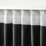 IKEA ROSENMANDEL ZASŁONY ZACIEMNIAJĄCE SZARE 2 SZT - obrazek 4