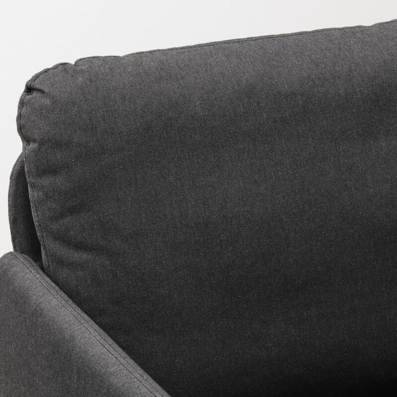 SOFA 2-OS. GLOSTAD KNISA CIEMNO SZARA - obrazek 6