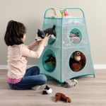 IKEA TIGERFINK PÓŁKI Z PRZEGRODAMI TURKUSOWE - obrazek 4