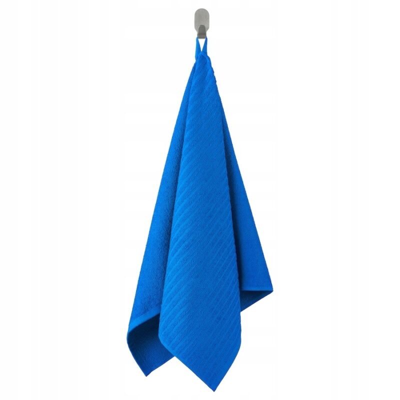 RĘCZNIK KĄPIELOWY IKEA 50X100CM BAWEŁNA JASNO NIEBIESKI