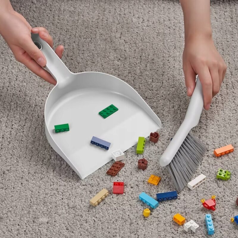 IKEA PEPPRIG - ZMIOTKA I SZUFELKA SZARA - obrazek 5