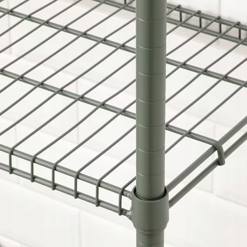 IKEA OMAR Regał szarozielony 92x36x94 cm - obrazek 6