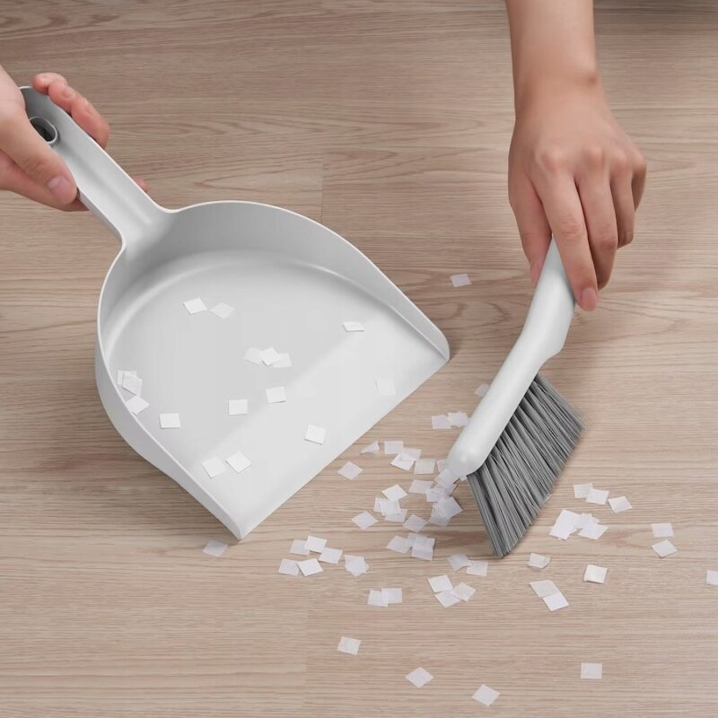 IKEA PEPPRIG - ZMIOTKA I SZUFELKA SZARA - obrazek 2