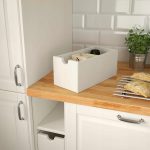 IKEA TORNVIKEN PUDEŁKO KREMOWE 16x34x15 CM - obrazek 2