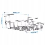 IKEA PALYCKE KOSZ Z KLIPSEM DO KUCHNI ORGANIZER - obrazek 6