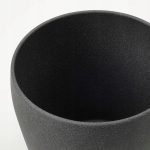 IKEA PERSILLADE OSŁONA DONICZKI CIEMNA SZARA 15 CM - obrazek 3