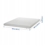 MATERAC PIANKOWY IKEA AFJALL 140 X 200 X 12CM TWARDY - obrazek 2