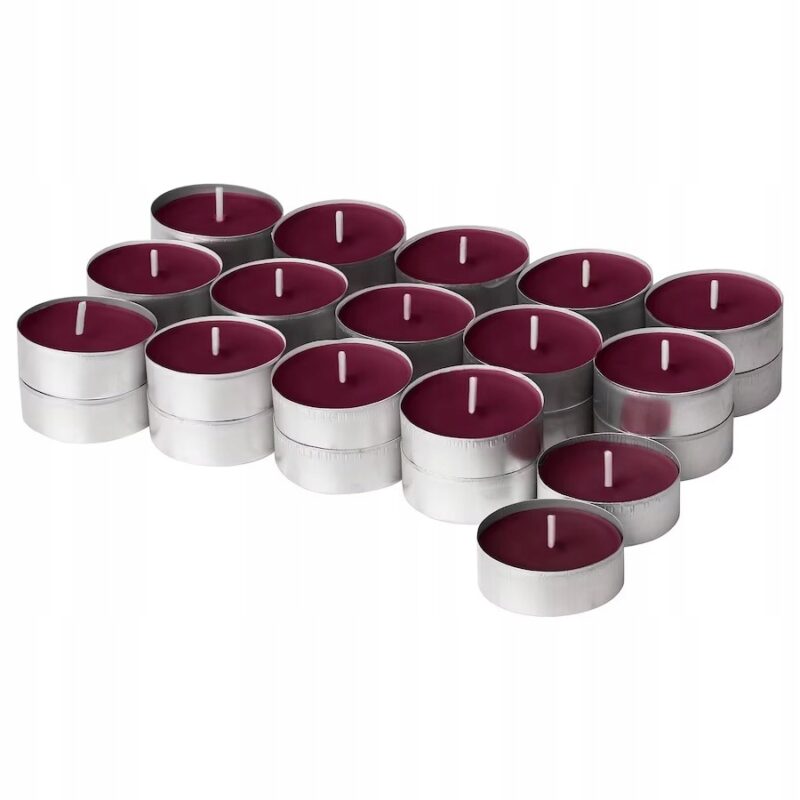 IKEA STORTSKO ŚWIECZKI ZAPACHOWE JAGODY 30 SZT