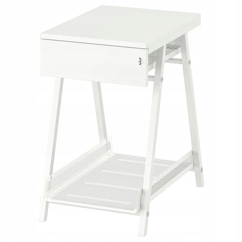 IKEA TROTTEN KOMODA Z SZUFLADĄ BIAŁA 34x56 CM