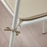 IKEA BRAMON Poduszka na krzesło szarobeżowy - obrazek 3