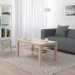 IKEA LACK STOLIK KAWOWY DĄB BEJCOWANY NA BIAŁO - obrazek 2