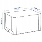 IKEA HEMMAFIXARE PUDEŁKO NA BUTY W PASKI 2 SZT. - obrazek 6