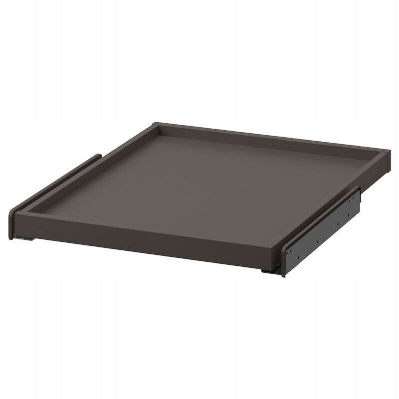 IKEA KOMPLEMENT WYSUWANA TACA CIEMNOSZARA 50X35 CM