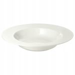IKEA OFANTLIGT TALERZ GŁĘBOKI OBIADOWY BIAŁY 24 CM