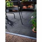 IKEA RUNNEN PŁYTA PODŁOGOWA OGRODOWA TKANINA CIEMNOSZARA 0.81 m2 - obrazek 4