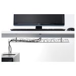 MASKOWNICA ORGANIZER DO KABLI SREBRNY 70cm - obrazek 2