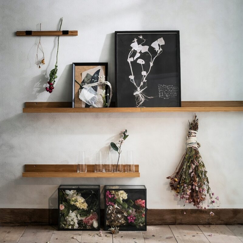 IKEA MALERAS BAMBUSOWA PÓŁKA NA ZDJĘCIA 55CM - obrazek 2