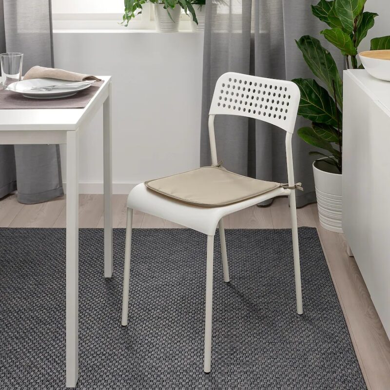 IKEA BRAMON Poduszka na krzesło szarobeżowy - obrazek 2