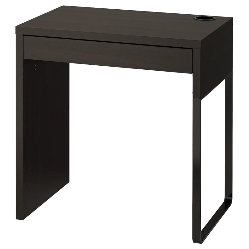 IKEA MICKE BIURKO CZARNOBRĄZ 73x50 CM