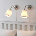 IKEA ARSTID LAMPA ŚCIENNA NIKLOWANA / BIAŁA - obrazek 3