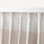 IKEA TIBAST ZASŁONA BEŻOWA 145x300 CM 2 SZT. - obrazek 4