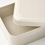 IKEA PLOGFARA POJEMNIK Z POKRYWKĄ JASNOBEŻOWY - obrazek 5