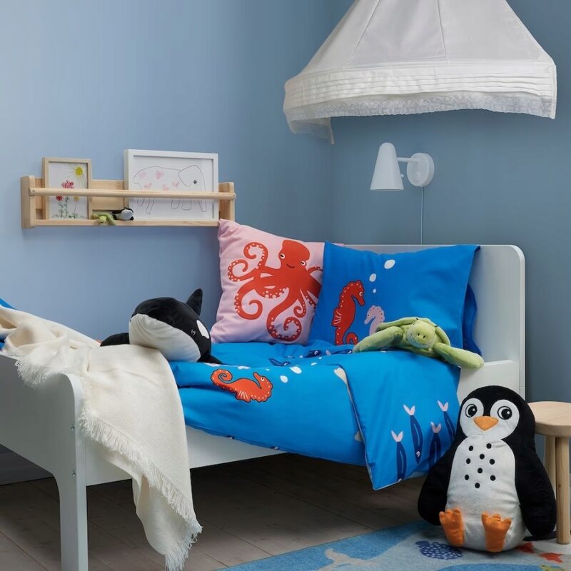 IKEA BLAVINGAD ORKA MASKOTKA PLUSZAK 60 CM - obrazek 5